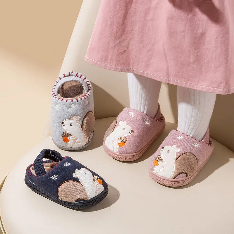 Mini Fashion Indoor Slippers - Cute Non-slip Indoor Slippers for Kids