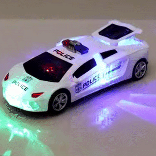 SpeedGlider – Dynamic Police Car with Light and Sound