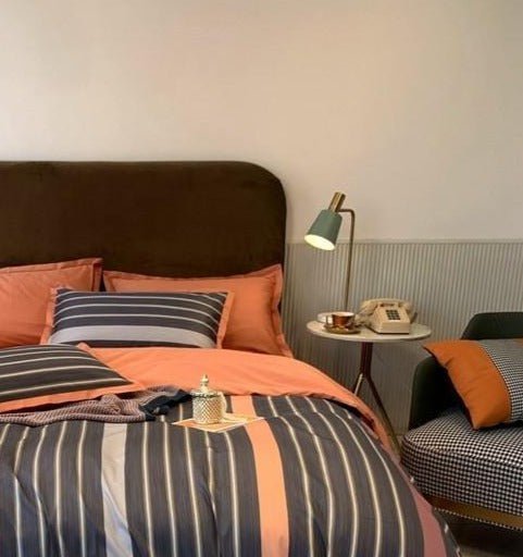 Striplen - Luxury Egyptian Cotton Duvet Cover Set
