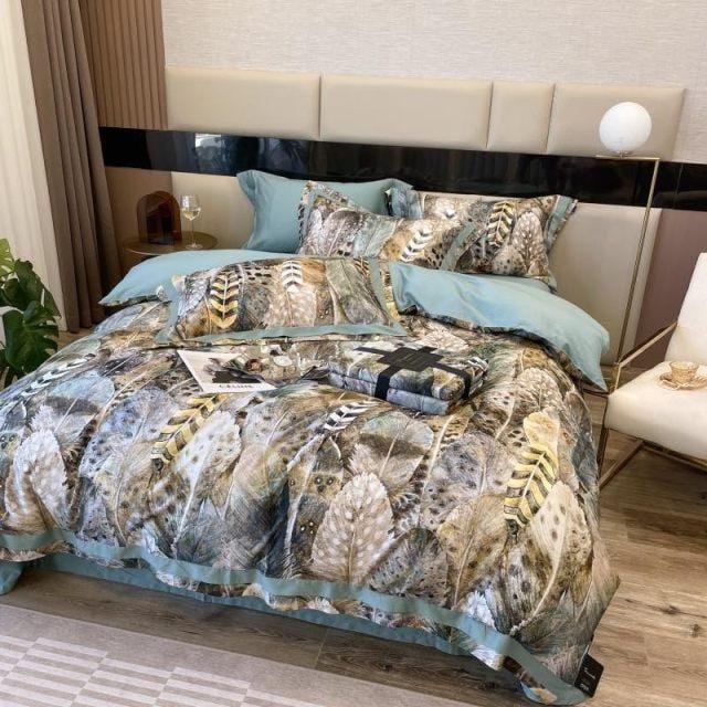 Feather Heath – Luxury Egyptian Cotton Duvet Cover Set