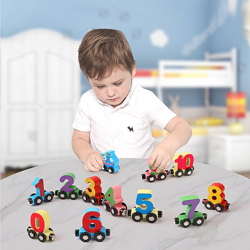 Magnetic Number Train - Educational Toy