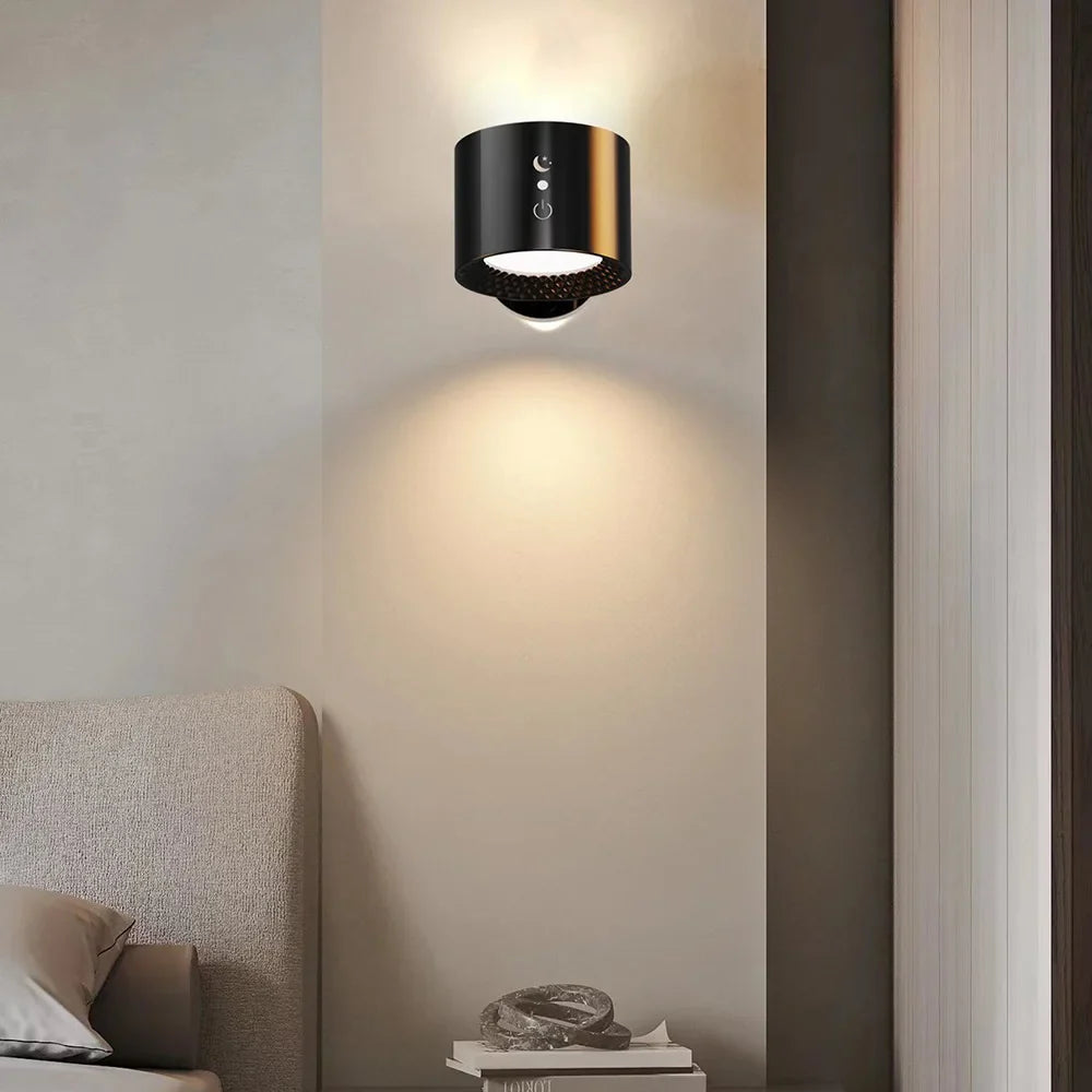 360° Upside Down Wall Light - Wireless Rechargeable Wall Lamp