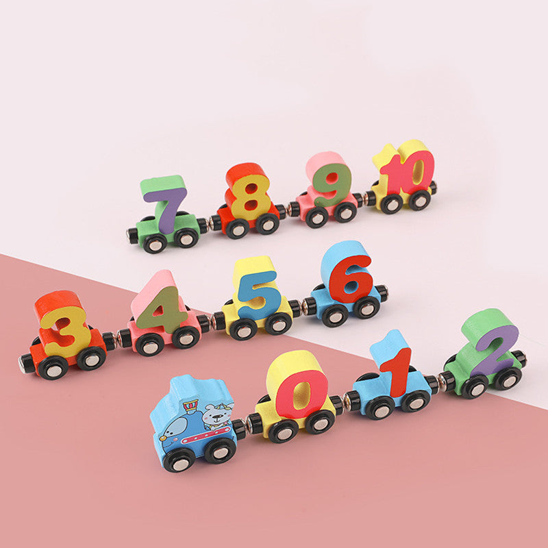 Magnetic Number Train - Educational Toy