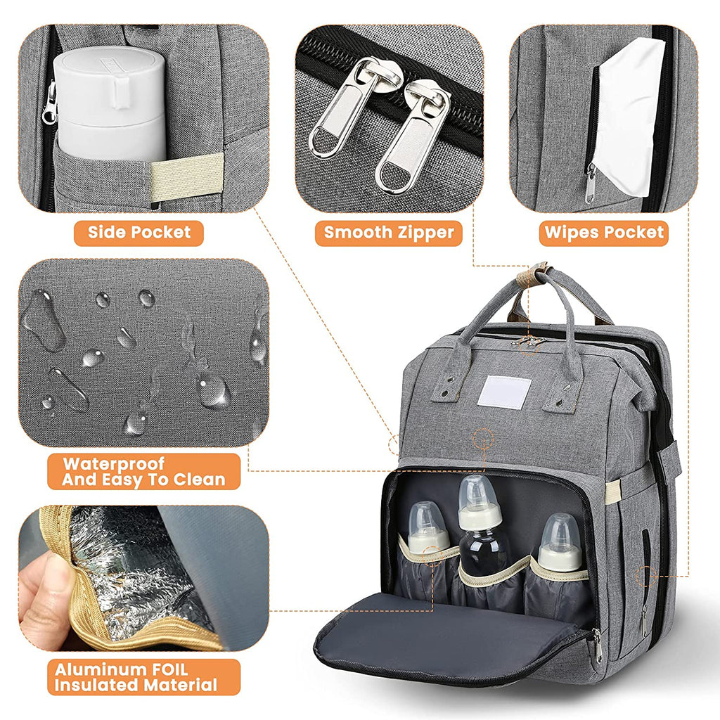 All-in-one Smart Mama Diaper Bag