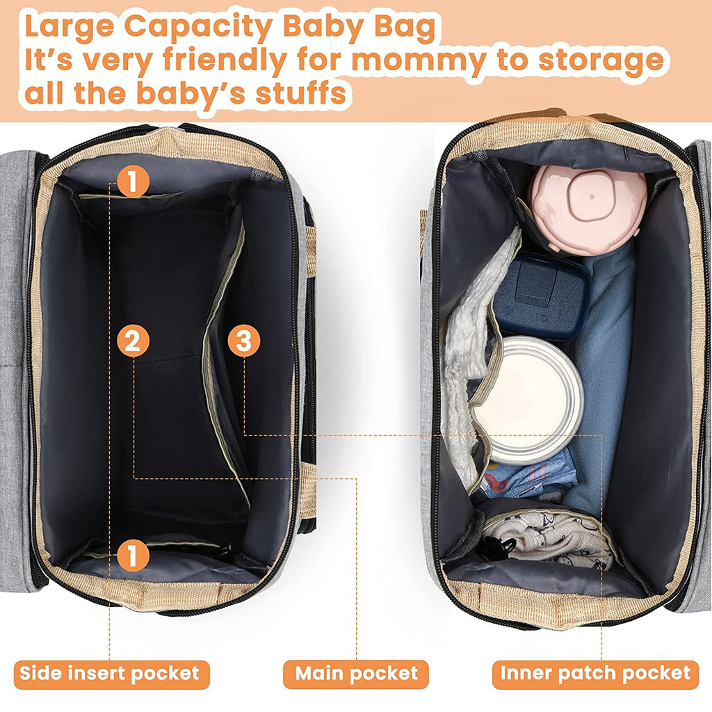 All-in-one Smart Mama Diaper Bag