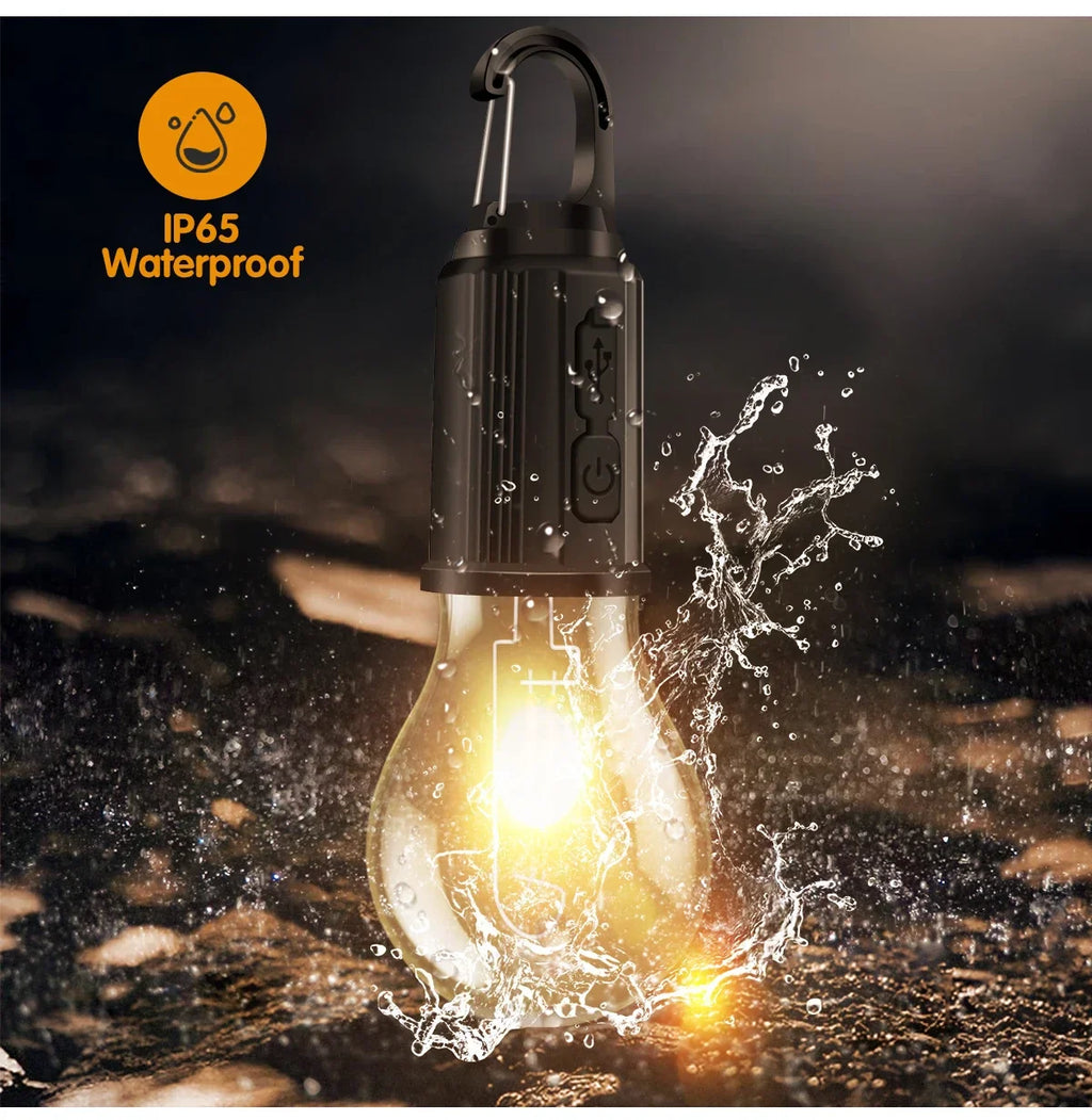 Rechargeable Retro Light Bulb - Perfect for Camping!