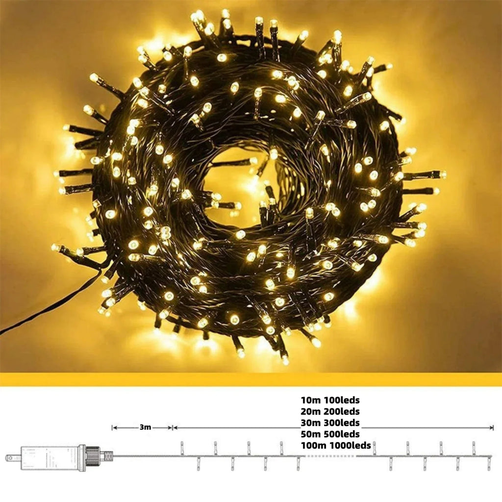 Christmas Delight - Magical Outdoor LED Curtain Lights