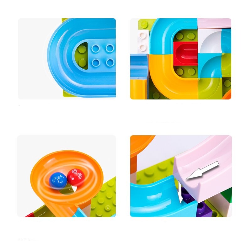 MarbleBuilder Set - Customizable Marble Run for Creation
