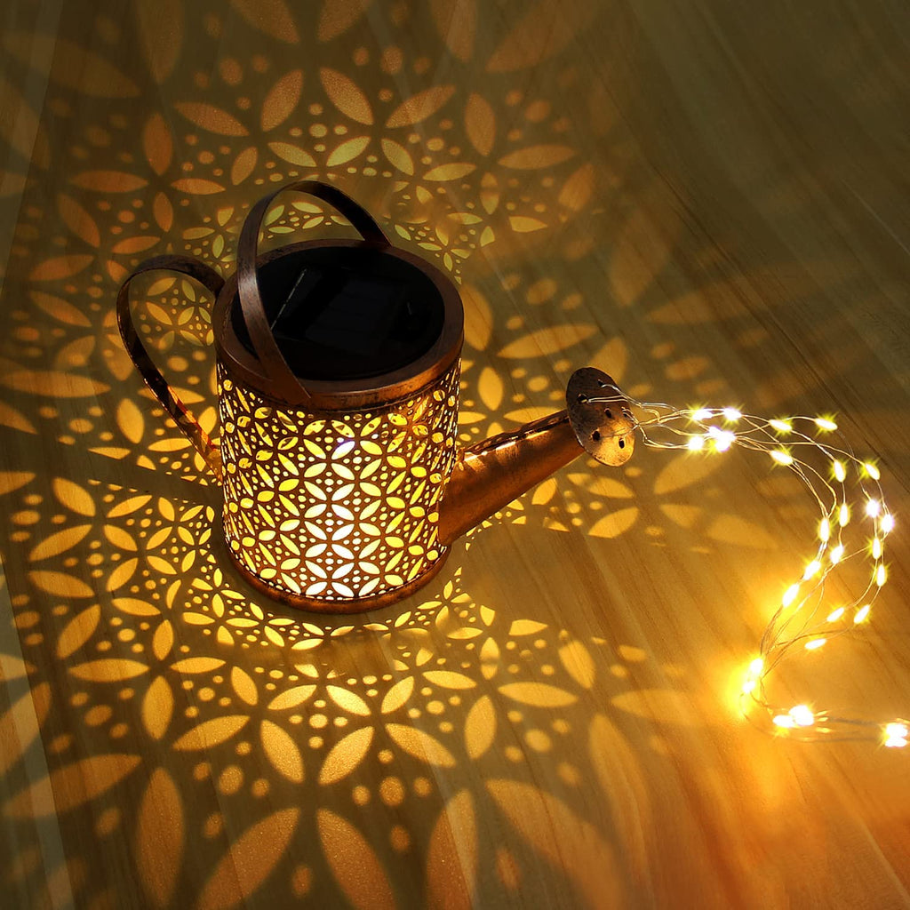 Wireless LED Solar Watering Can - Create a fantastic atmosphere in your garden!