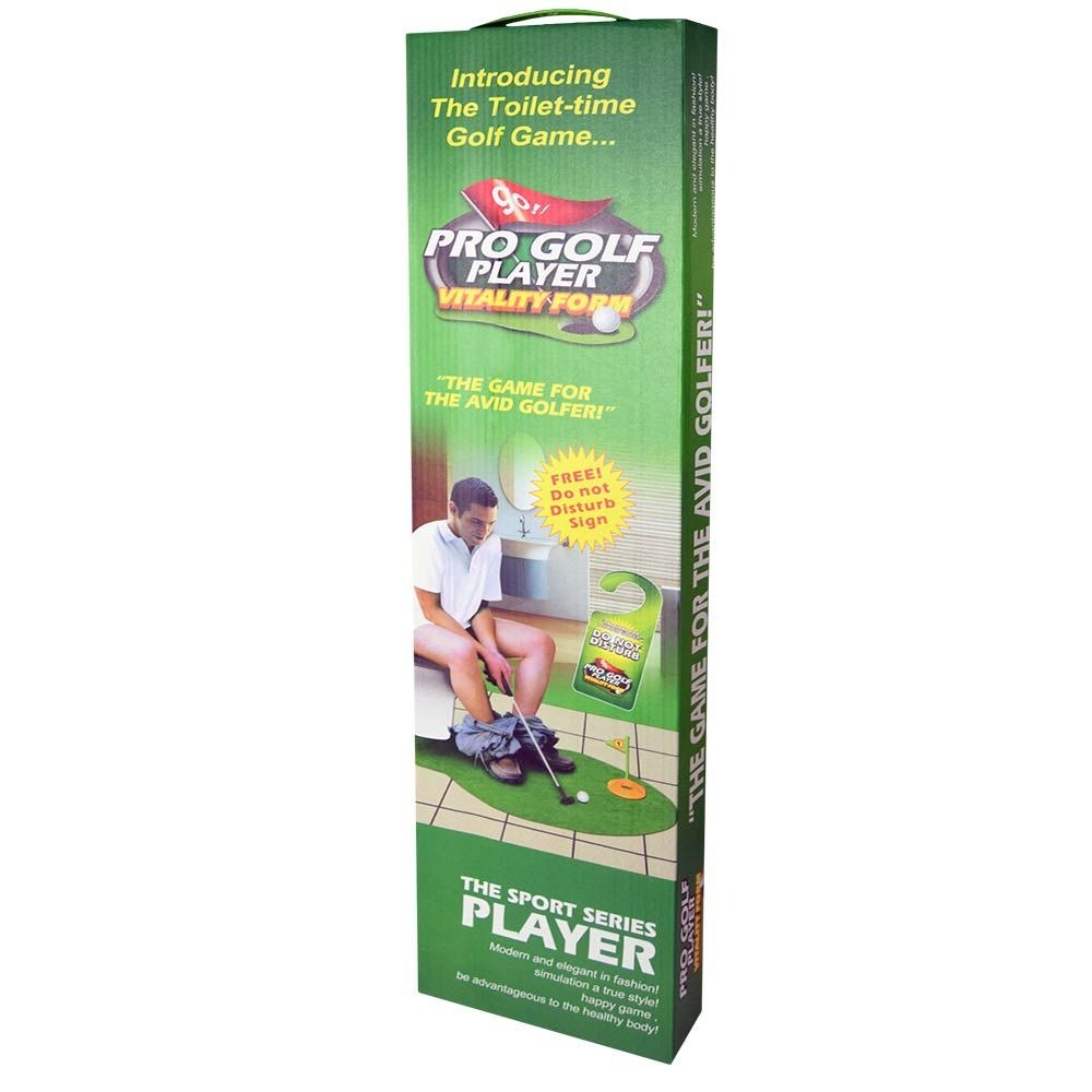 Toilet Golf Potty Putter - Funny Gift for Golf Lovers