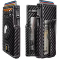 RFID Leather Pop-Up Wallet – Smart Wallet with AirTag Slot