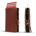 RFID Leather Pop-Up Wallet – Smart Wallet Whiteh Coin Pocket