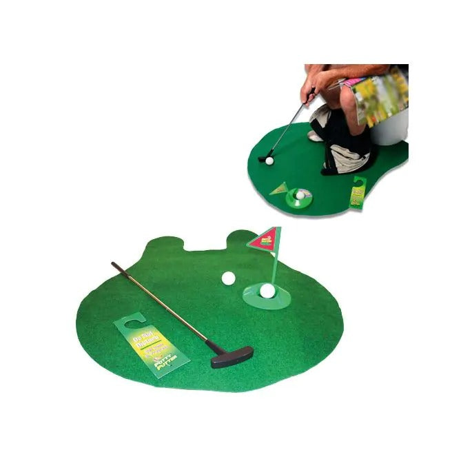 Toilet Golf Potty Putter - Funny Gift for Golf Lovers