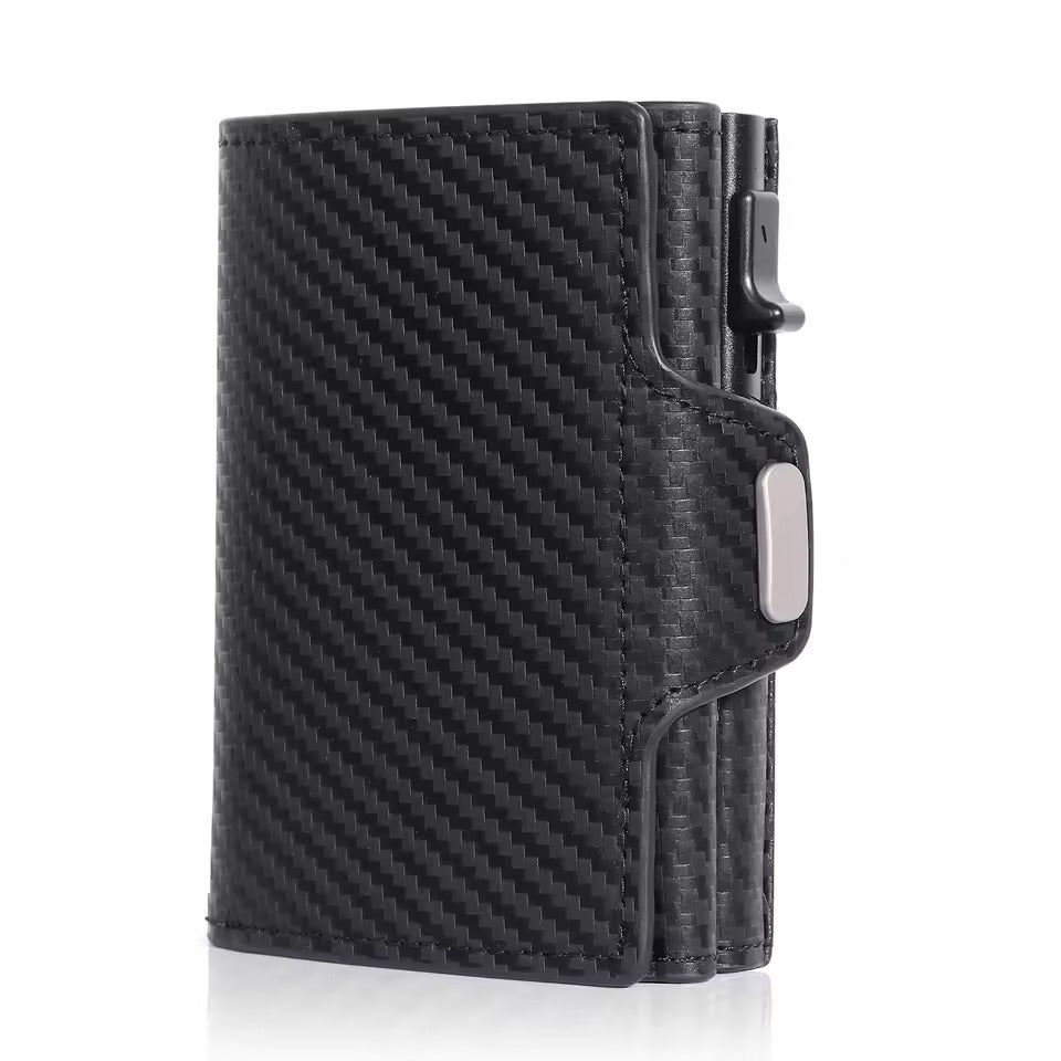 RFID Leather Men's Wallet – Compact Minimalist Wallet