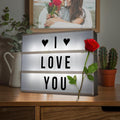 Cinema Lightbox A4 – Light Box with 84 Letters & Symbols