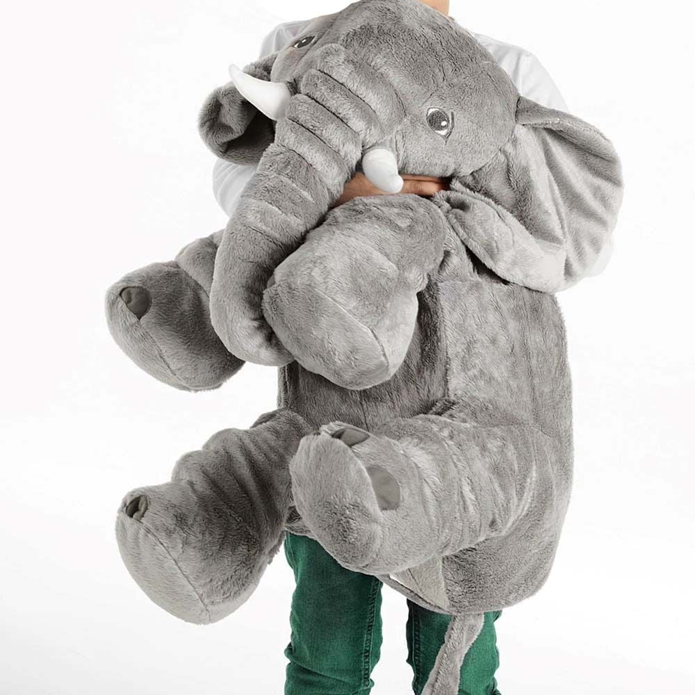 Elephant Cuddly Toy XL 65cm – Soft Plush Cushion for Children & Babies