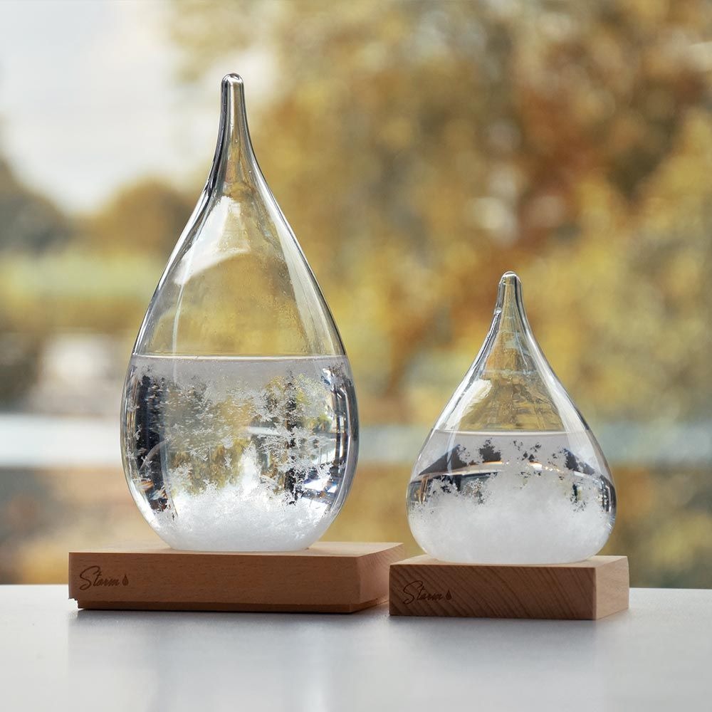 Storm Glass Weather Glass – Small & Large Decorative Weather Predictor