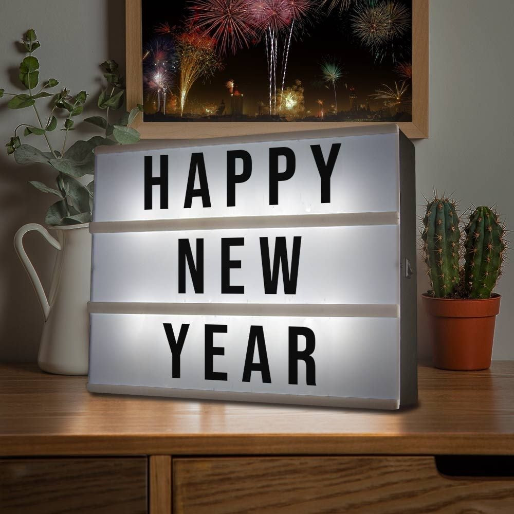Cinema Lightbox A4 – Light Box with 84 Letters & Symbols