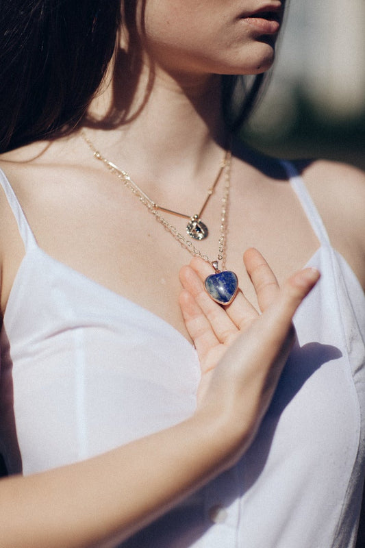 Althea Necklace – Elegant Protective Lapis Necklace
