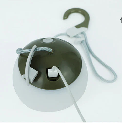 CampGlow – Retro Rechargeable Camping Lantern with USB