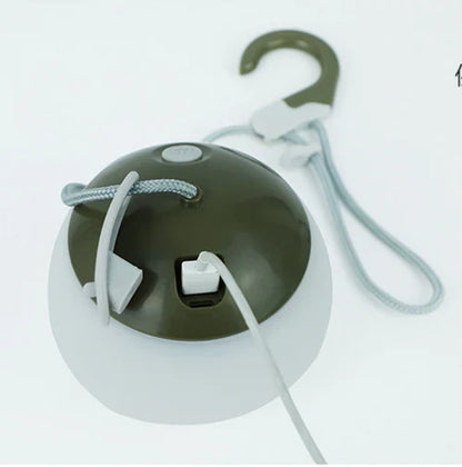 CampGlow – Retro Rechargeable Camping Lantern with USB