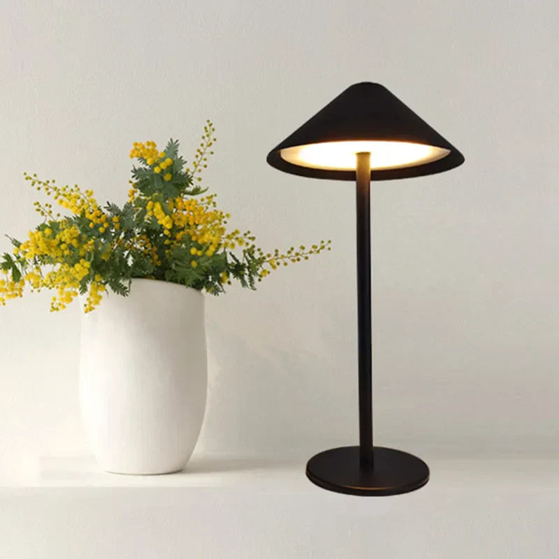 Elegant Cordless Desk Lamp with Adjustable Lighting and Luxurious Design