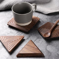 Creative Coasters – Black Walnut in Unique Shapes