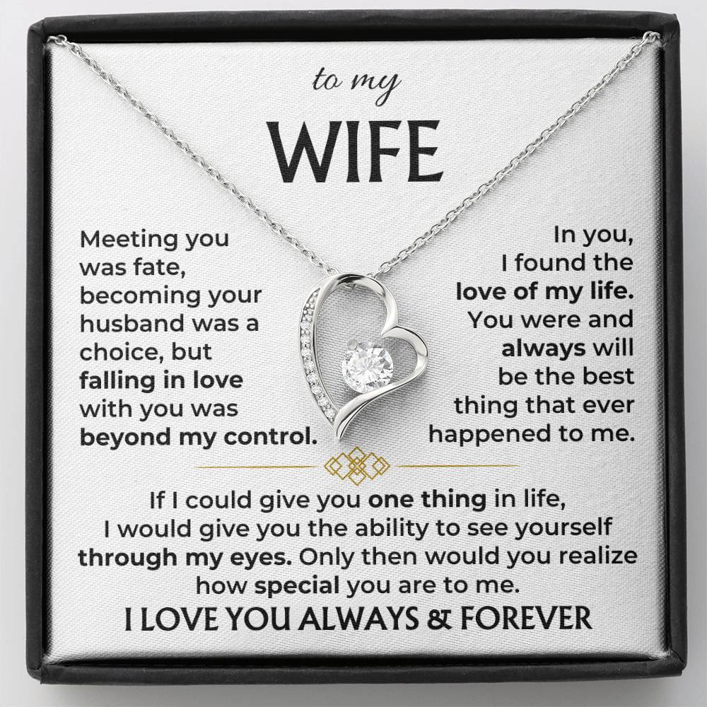 Diamond Love - A loving necklace for your beloved wife