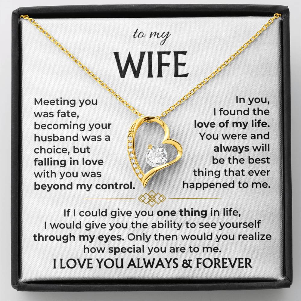 Diamond Love - A loving necklace for your beloved wife