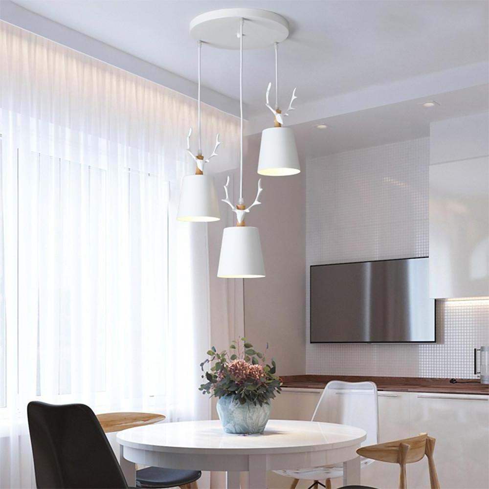 ForestGlow Pendant - Elegant LED Pendant Light with Deer Antler Design