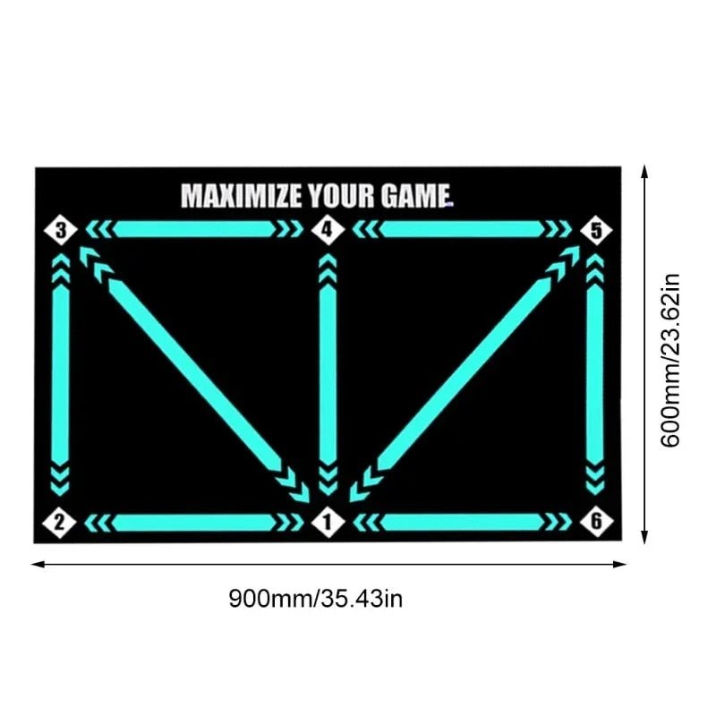 Junior Soccer Skills Coach Mat - Improve Soccer Skills at Home