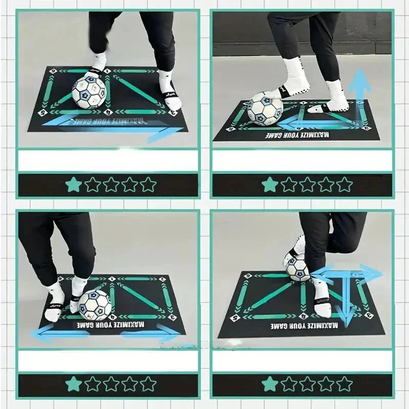 Junior Soccer Skills Coach Mat - Improve Soccer Skills at Home