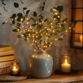 LumiVista Magical Olive Branches String Lights - 70 cm Elegance