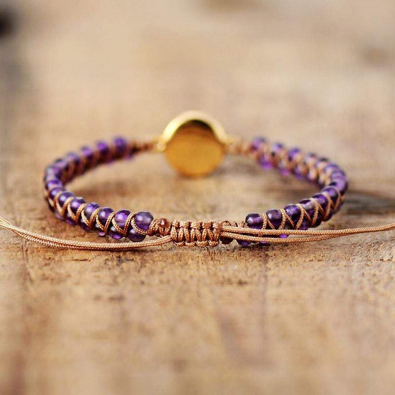 Aurielle – Amethyst-Opal Yoga Bracelet for Harmony