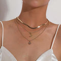 Selestina Tree of Life & Half Moon Luxury Multi-layered Necklace