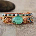 Elina JadeGlow - Elegant Soothing Wrap Bracelet