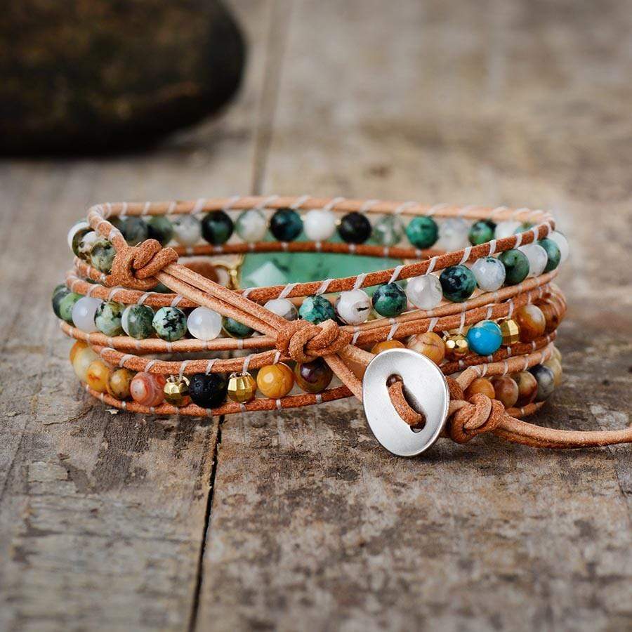 Elina JadeGlow - Elegant Soothing Wrap Bracelet