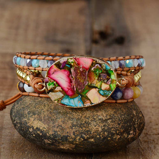 Aurora - Luxury Amazonite Goddess Bracelet