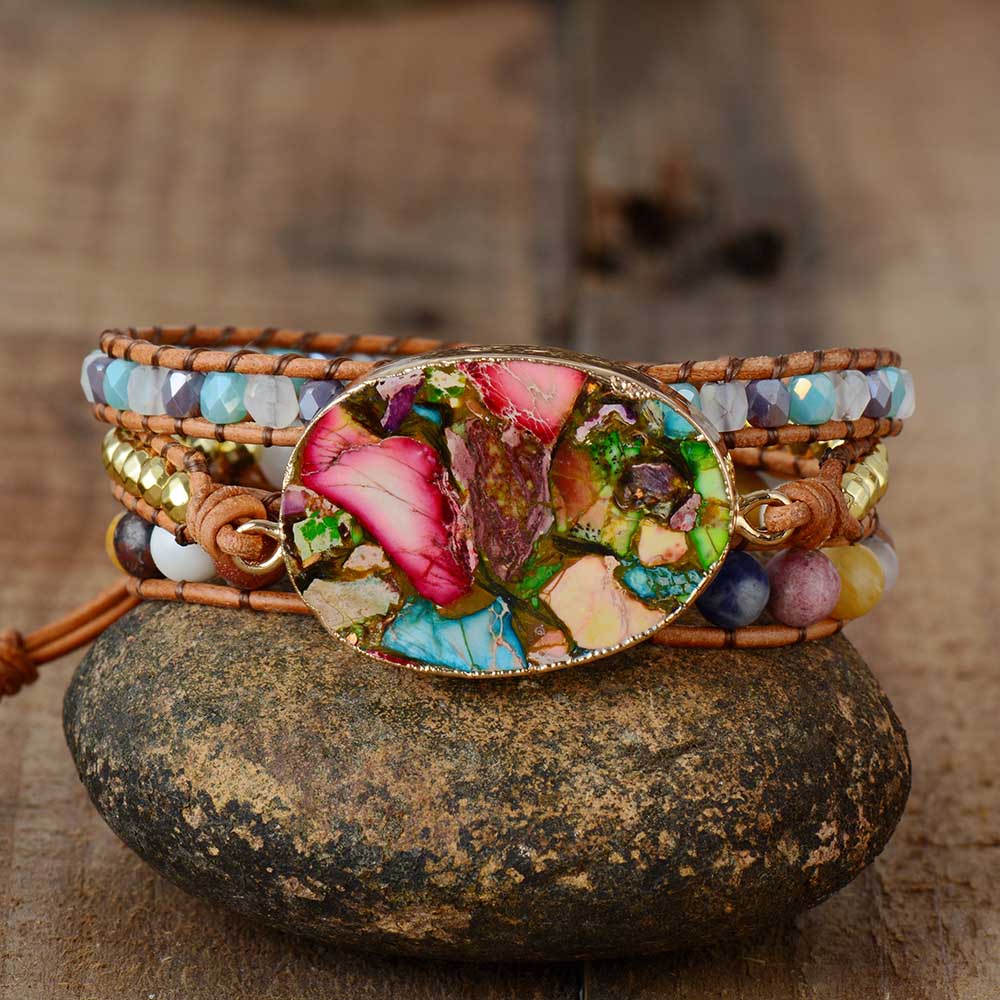 Aurora - Luxurious Amazonite Goddess Bracelet