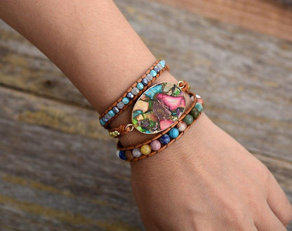 Aurora - Luxury Amazonite Goddess Bracelet
