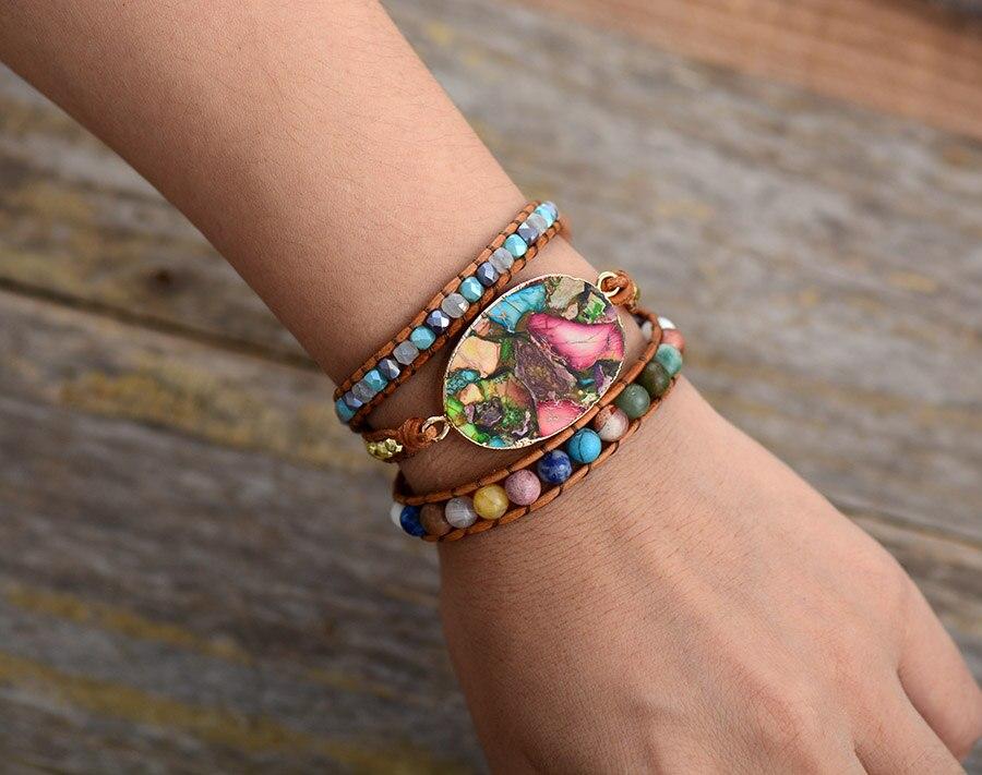 Aurora - Luxurious Amazonite Goddess Bracelet