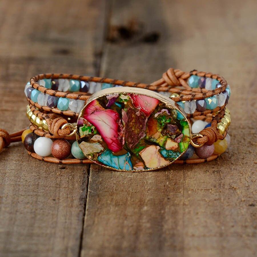 Aurora - Luxurious Amazonite Goddess Bracelet