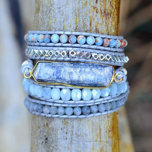 Aurina – Enchanting Blue Topaz Bracelet