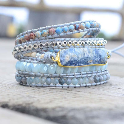 Aurina – Enchanting Blue Topaz Bracelet