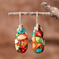Levana Drops - Elegant Jasper Earrings