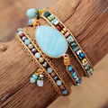 Amazonite Bracelet – Stylish Sea Blue Wrap Bracelet