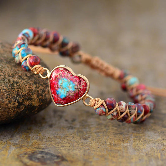 Amalina - Stylish Heart Shaped Friendship Bracelet