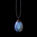 Elisia - Elegant Opalite Teardrop Pendant Necklace