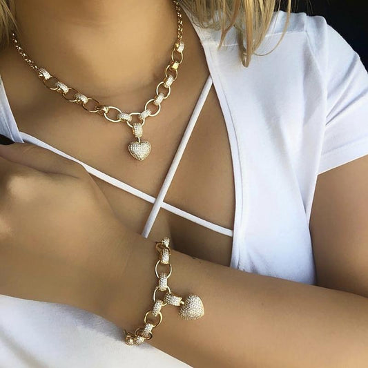 Elisette - Luxury Zirconia Jewelry Set for Women