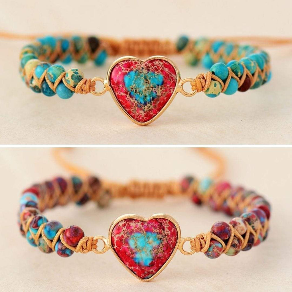Amalina - Stylish Heart-Shaped Friendship Bracelet